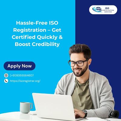Streamline your ISO registration with expert guidance. Achieve certification faster, enhance credibility, and boost business growth. Ensure compliance with international standards. Apply now at https://isoregistrar.org